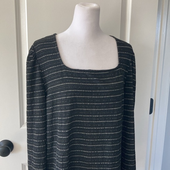 LOFT XXL top black gold long sleeves - Picture 2 of 10